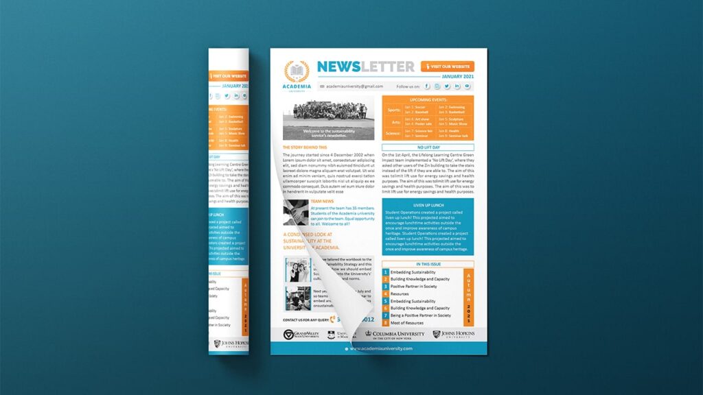 Newsletter design